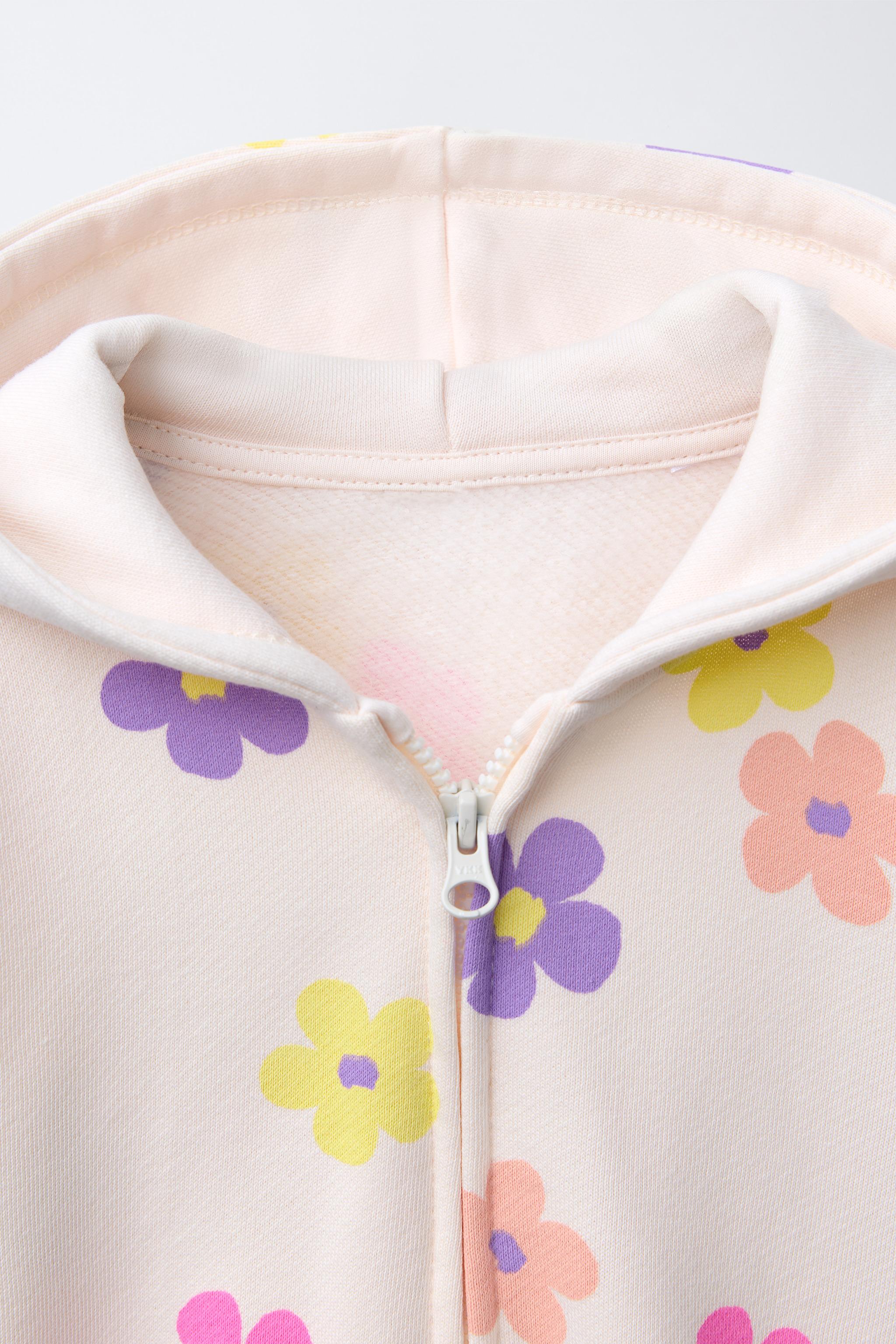 PRINTED ZIP HOODIE
